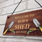 PERSONALISED Shed Sign Gift For Men Garden Shed Allotment