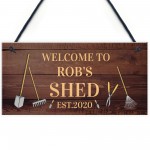 Personalised Shed Sign Home Decor Shed Garage Garden Sign