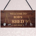 Personalised Shed Sign Home Decor Shed Garage Garden Sign