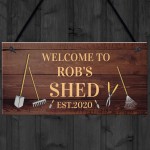 Personalised Shed Sign Home Decor Shed Garage Garden Sign