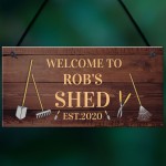 Personalised Shed Sign Home Decor Shed Garage Garden Sign