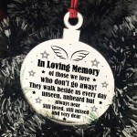 In Loving Memory Chirstmas Tree Decoration Mum Dad Nan Gift In Loving Memory Chirstmas Tree Decoration Mum Dad Nan Gift