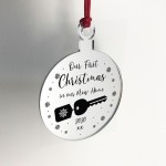 Personalised First Christmas In Our New Home Engraved Bauble