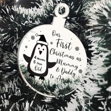 First Christmas As Mummy and Daddy Personalised Christmas Baby