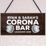 Personalised CORONA BAR Sign Home Bar Man Cave Pub Sign
