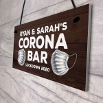 Personalised CORONA BAR Sign Home Bar Man Cave Pub Sign