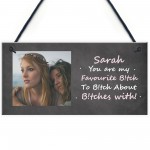PERSONALISED Photo Friendship Gift Plaque Funny Sign Christmas G
