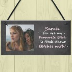 PERSONALISED Photo Friendship Gift Plaque Funny Sign Christmas G