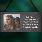 PERSONALISED Photo Friendship Gift Plaque Funny Sign Christmas G