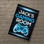 Novelty Gaming Poster For Son Gamer Personalised Print