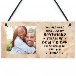 Personalised Photo Gift For Boyfriend Sign Christmas Birthday