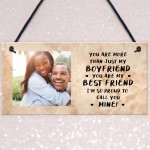 Personalised Photo Gift For Boyfriend Sign Christmas Birthday