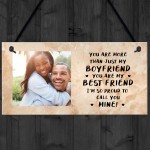 Personalised Photo Gift For Boyfriend Sign Christmas Birthday