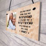 Personalised Photo Gift For Boyfriend Sign Christmas Birthday