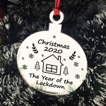 Christmas 2020 Engraved Bauble Lockdown Gift Christmas Decor