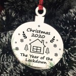 Christmas 2020 Engraved Bauble Lockdown Gift Christmas Decor