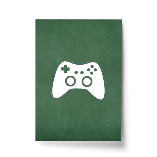 Green Gaming Print Gaming Poster Xbox Inspired Bedroom Sign