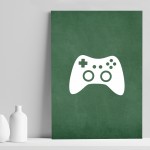 Green Gaming Print Gaming Poster Xbox Inspired Bedroom Sign