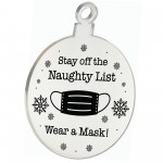 Funny Christmas Tree Decoration WEAR A MASK Lockdown Gift