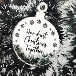 Our First Christmas Together Gift For Boyfriend Girlfriend