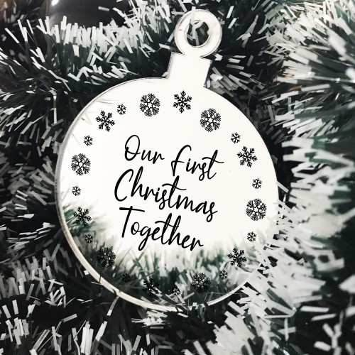 Our First Christmas Together Gift For Boyfriend Girlfriend