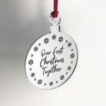 Our First Christmas Together Gift For Boyfriend Girlfriend