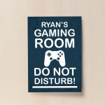 Personalised Gaming Room Print Gaming Poster Boys Bedroom