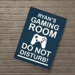 Personalised Gaming Room Print Gaming Poster Boys Bedroom