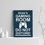 Personalised Gaming Room Print Gaming Poster Boys Bedroom