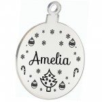 Christmas Tree Decoration Personalised New Baby Gift Engraved