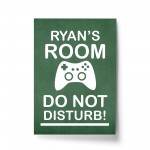 Personalised Gaming Poster Gaming Print Boys Bedroom Man Cave