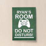 Personalised Gaming Poster Gaming Print Boys Bedroom Man Cave