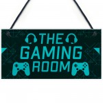 Gaming Room Sign Novelty Gamer Gift Bedroom Man Cave Sign