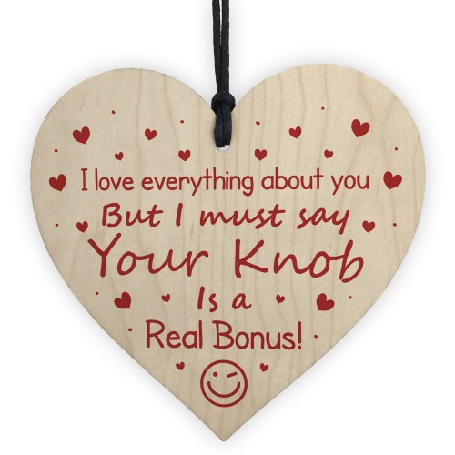 Funny Anniversary Relationship Gifts Wood Heart Christmas Gift