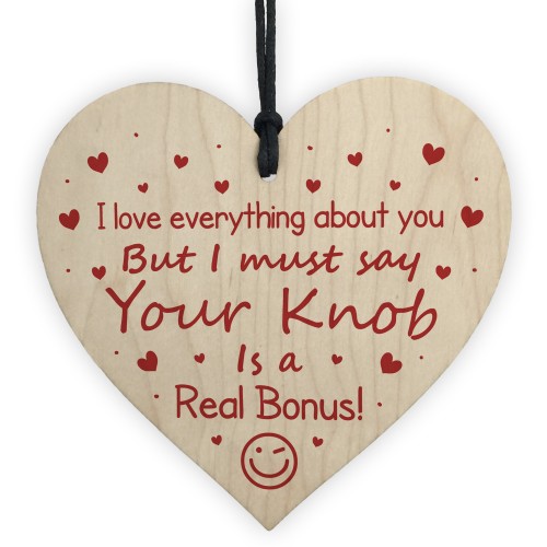 Funny Anniversary Relationship Gifts Wood Heart Christmas Gift