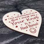 Funny Anniversary Relationship Gifts Wood Heart Christmas Gift