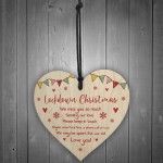 Lockdown Christmas Gift For Friend Family Wood Heart Tree Decor