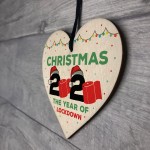 Lockdown Gift Christmas 2020 Wood Heart Christmas Tree Decor