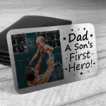 Personalised Metal Wallet Insert For Dad Birthday Christmas