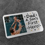 Personalised Metal Wallet Insert For Dad Birthday Christmas