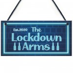 Bar Lockdown Est 2020 Home Bar Sign Home Decor Garden Shed