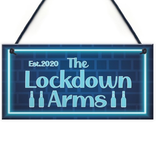 Bar Lockdown Est 2020 Home Bar Sign Home Decor Garden Shed