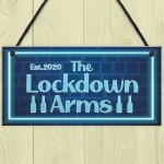 Bar Lockdown Est 2020 Home Bar Sign Home Decor Garden Shed