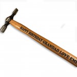 Novelty Birthday Gift For Grandad Engraved Hammer Gift For Men