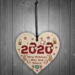 Personalised Christmas Bauble Lockdown Gift Family Xmas Tree