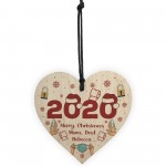Personalised Christmas Bauble Lockdown Gift Family Xmas Tree