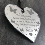 Gift For Nan Birthday Christmas Engraved Heart Thank You Mum