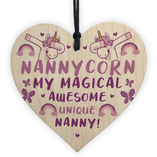 Funny Nanny Gift For Birthday Christmas Unicorn Gift