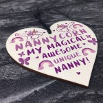 Funny Nanny Gift For Birthday Christmas Unicorn Gift