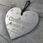 Personalised Christmas Bauble For Christmas Tree Couple Gift